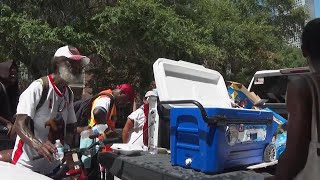 Homeless struggle in Houston extreme heat