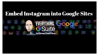 Embed Instagram into Google Sites