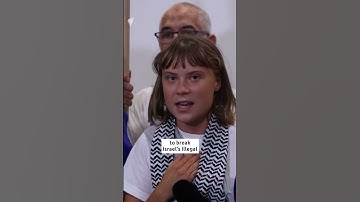 Greta Thunberg condemns Israel