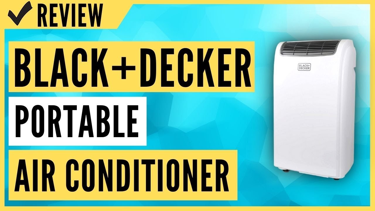 Black and Decker BPACT10WT Portable Air Conditioner, 10,000 BTU, Unbox,  Product 360, Product Demo 