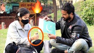 Burn PAKISTANI 🇵🇰 FLAG For Money or IPhone 12Pro Max | Social Experiment In INDIA screenshot 5