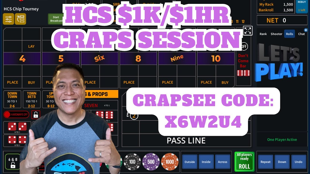 You got $1K and 1 Hour on the Craps Table! Can you make Profit? Crapsee ...