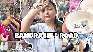 Bandra hill road & linking road🪷Summer collection||street shopping in mumbai