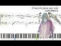 Concerto pour une voix  saintpreux tuto de piano avec partition dfilante