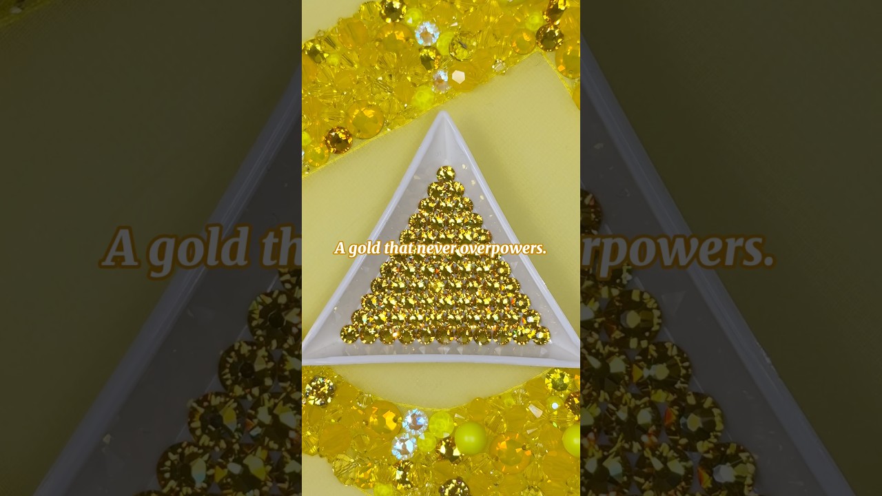 Swarovski Light Topaz flatbacks ✨🌟 - YouTube