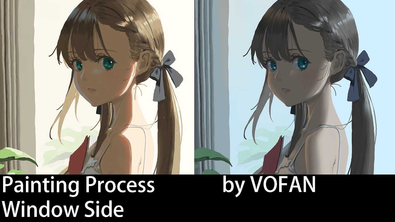 The painting process of Window Side (13min) 縮圖