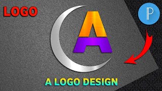 Professional A Logo Design | How To Make On Pixellab A Logo#a #Alogo #pixellabe #logo#technical