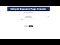 Simple Squeeze Page Maker chrome extension