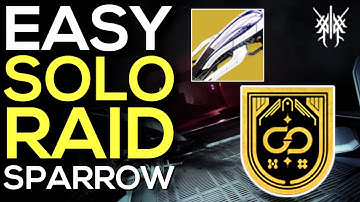 How to Get RETROCAUSALITY *SOLO* - Exotic Sparrow - Not a Scratch Triumph - Destiny 2 - Beyond Light