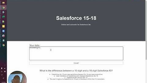 Salesforce Id 15 to 18 Converter