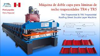 【Máquina para calaminas】 maquina para fabricar calaminon tr4 tr5 |Máquina conformadora de techos