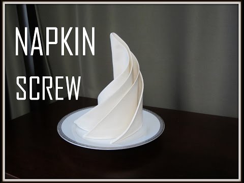 Napkins Folding- Screw Napkin
