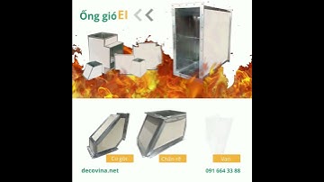 ỐNG GIÓ CHỐNG CHÁY EI DẠNG TẤM | DECO VINA | SẢN PHẨM