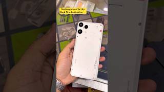 Nothing Phone 3a Lite Best Matt skin Lamination Back Guard #nothingphone3alite