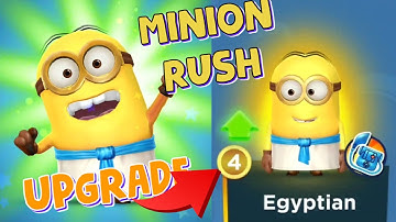 Minion Rush Upgrade Minions Egyptian Level Up Agent Prize Pod rewards gameplay walkthrough android