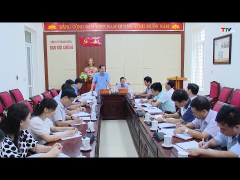 Video Đoàn công tác ban Nội chính Trung ương làm việc với... - youtube