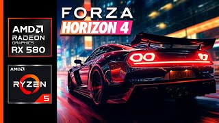 Forza Horizon 4 - Teste de FPS - RX 580 + Ryzen 5 5500 + 16gb ram