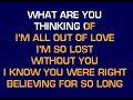 All Out Of Love (Air Supply) HIGHER KEY KARAOKE +2 LYRICS