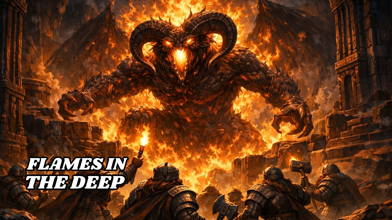 Flames in the Deep - Lotr Homage (Awakening the Balrog)