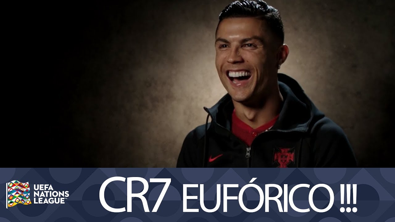 EUFÓRICO! CRISTIANO RONALDO FALA DO TÍTULO DA NATIONS LEAGUE COM “MUITA ALEGRIA”