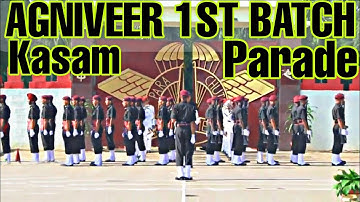 Agniveer 1st Batch PARACHUTE regiment Kasam Parade (PASSING OUT PARADE)|| INDIA ARMY Motivation🇮🇳🔥🇮🇳