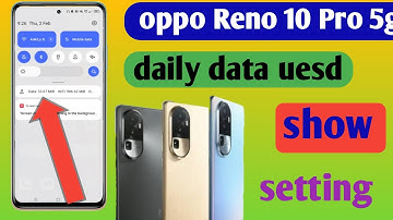 OPPO Reno 10 pro 5g me daily Usage data kaise Show Kare | how to show usage data setting in OPPO