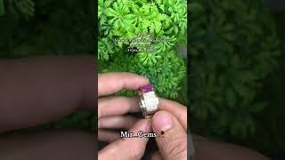 Afghanistan Ruby 3 Crts Silver Handmade Ring | Rs: 45000/- Whtsapp +92340-9080737 📞 #ruby #gemstone