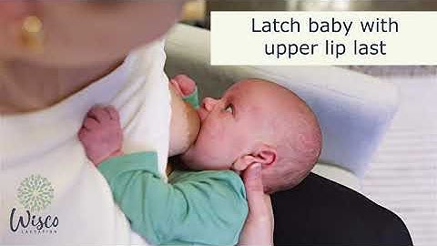 How to get a deep latch while breastfeeding