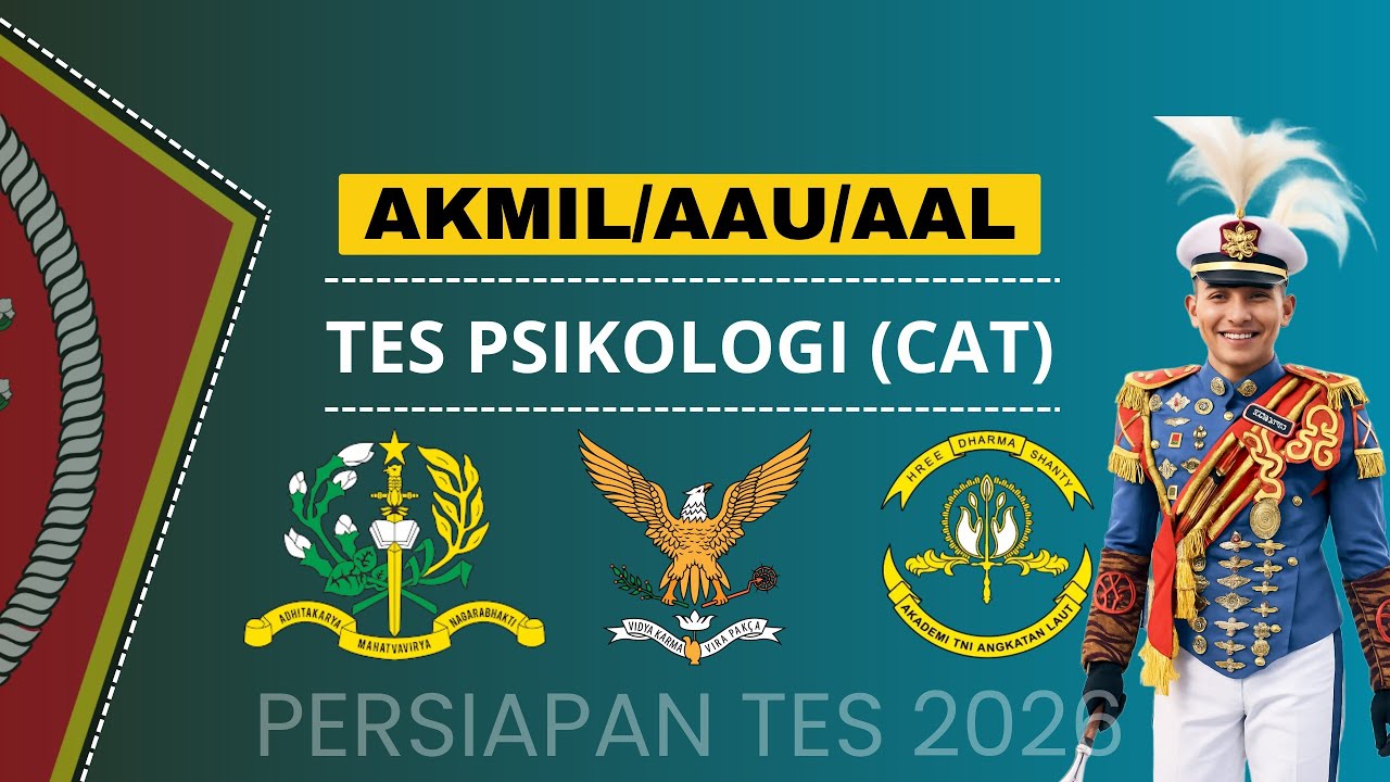 [Tes Akmil/AAU/AAL 2026] 12 Soal Tes Psikologi yg sering muncul pada tes Akmil #akmil #psikotest 