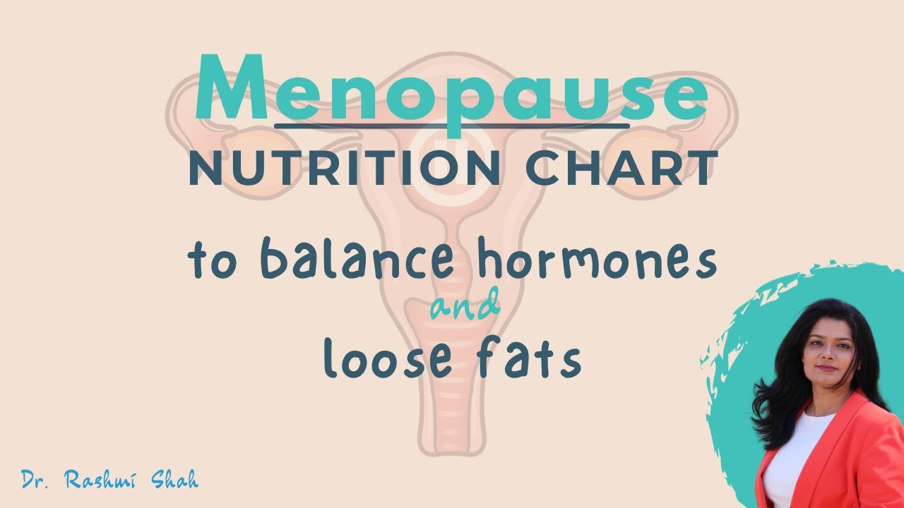 Dr. Rashmi Shah Nutritionist Menopause Diet Chart YouTube