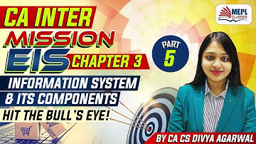 Mission EIS - CA Inter | CHP 3 Information System & It