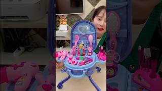 Suitcase Turned Dream Dressing Table Cute Makeover Set #shorts #stationery