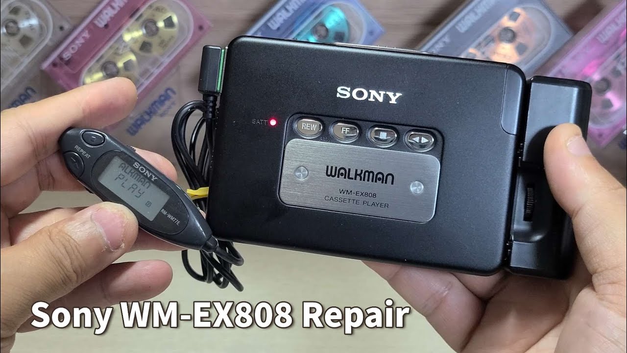Sony WM-EX808 Repair Cassette Player Walkman - YouTube