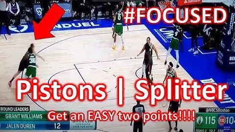 #FOCUSED: Pistons | Splitter--Use this BLOB for an EASY 2 points!!!!