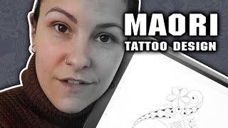 MAORI Procreate Tattoo design Timelapse  // Sophi Lavie