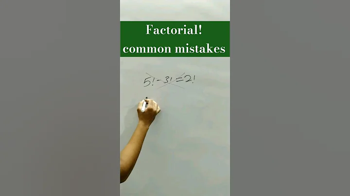 Don't make any mistakes!   #maths #mathsmistake #yt #ytshorts #shorts #viral #factorial #trending