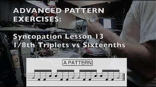 ADVANCED PATTERN EXERCISES: Syncopation Lesson 13