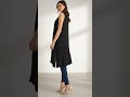 24seven Comfort Apparel Sleeveless Long Vest Cardigan Review | Black Knee-Length Vest (X-Large)