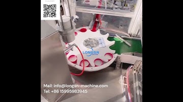 Automatic cap liner inserting machine wad insertion machine