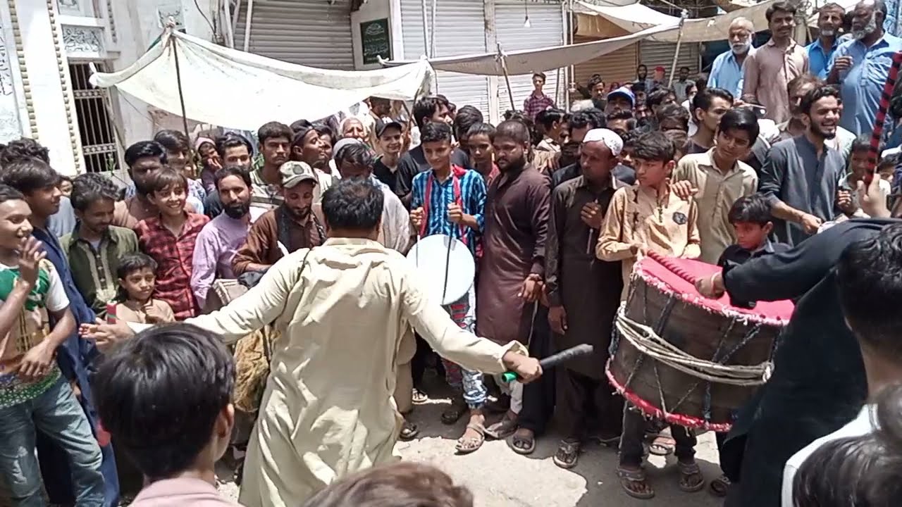 Tazia Procession In Pakistan  Dhol Tashe