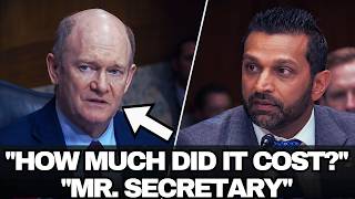 Sen. Chris Coons GRILLS FBI’s Patel Over Olympics Trip — He Had No Clear Answer!