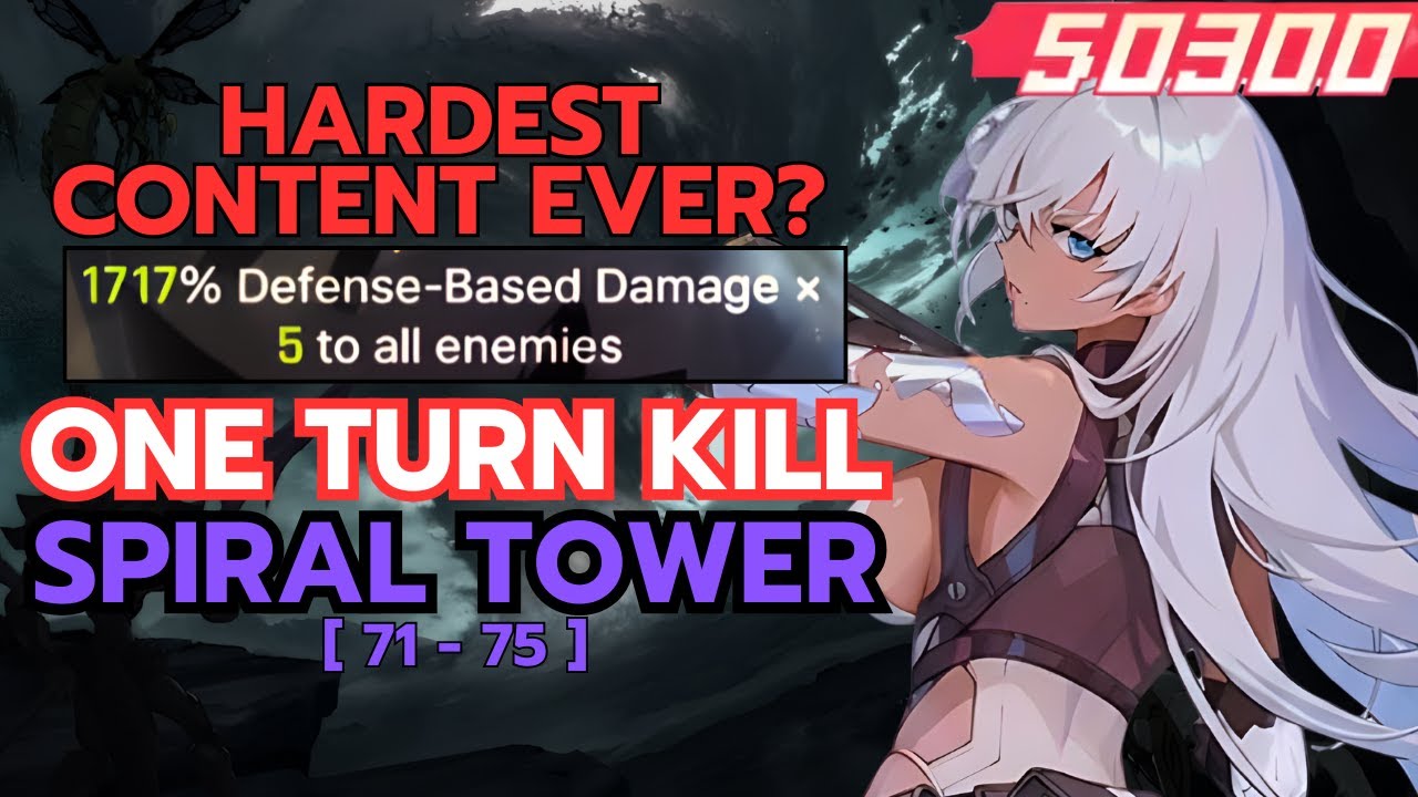 Amir X Narja 17XX% Hurricane One Turn Kill Spiral Tower of Screams 71-75 [Chaos Zero Nightmare]