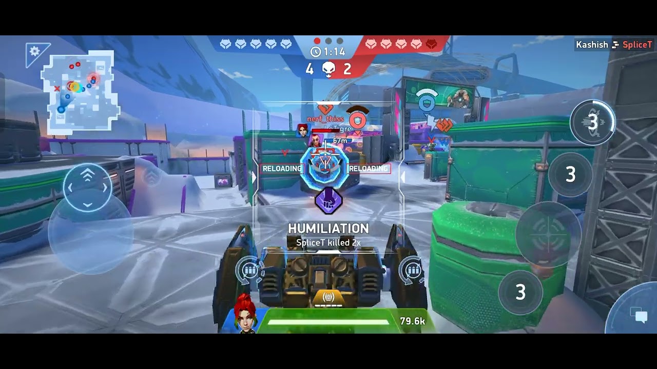 Mech Arena (Snowdrift Stage) The Gatecrasher's Domination 💪🔥😎😈 19 Kills 