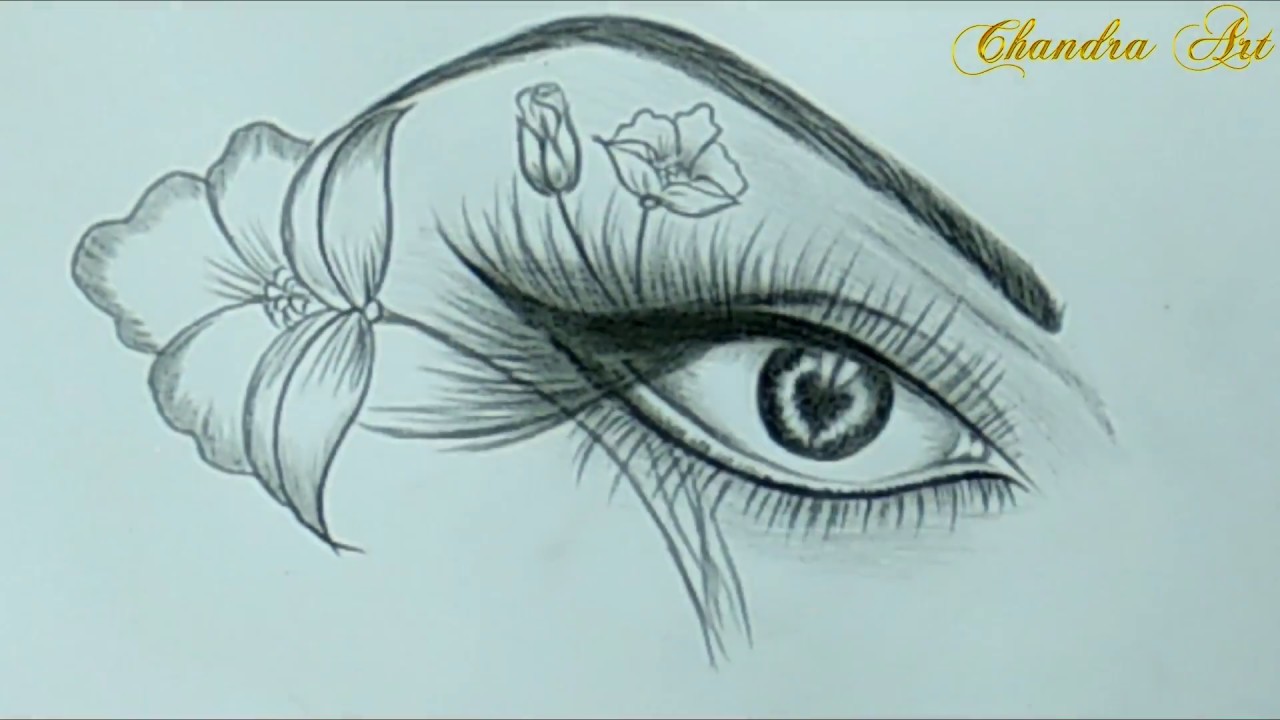 Cool Easy Drawing - Pencil Drawing a Beautiful Eye - YouTube