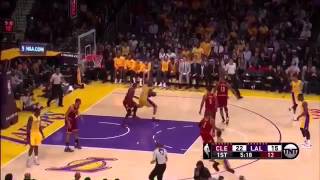 Kobe Bryant Post Fake and Step Through on LeBron James