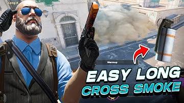 EASIEST Long CT Cross Smoke on Dust2 in CS2