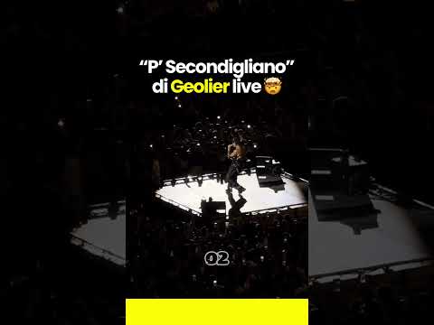 Video P SECONDIGLIANO di GEOLIER live è INCREDIBILE