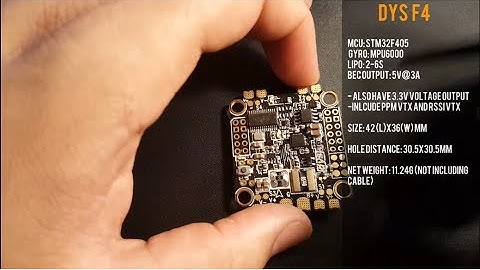 DYS F4 Pro & DYS F30A 4in1 ESC Review and Noise Testing