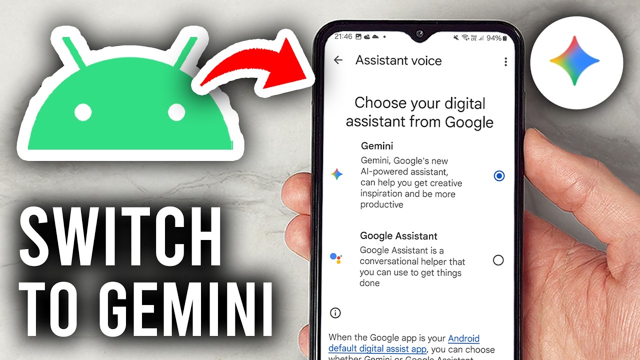How To Switch From Google Assistant To Gemini On Android Phone - Step ...