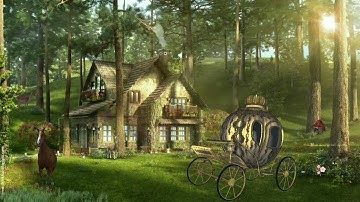 Fairy forest ambience 🌄 | Morning forest birds sounds | Alluring Ambience